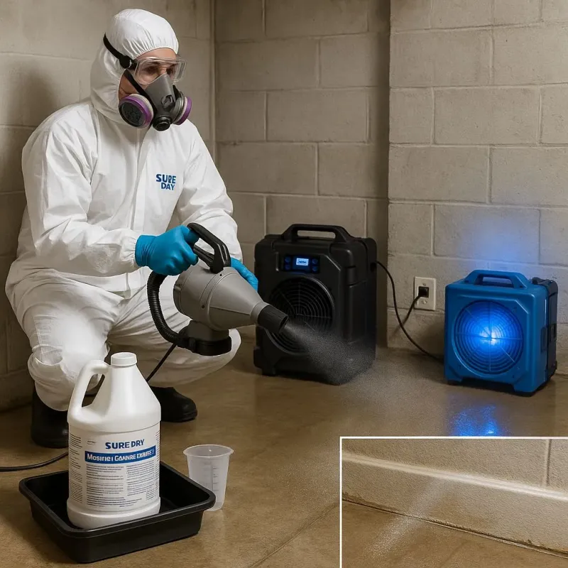 Sanitization and Odor Removal process in Brookside, DE