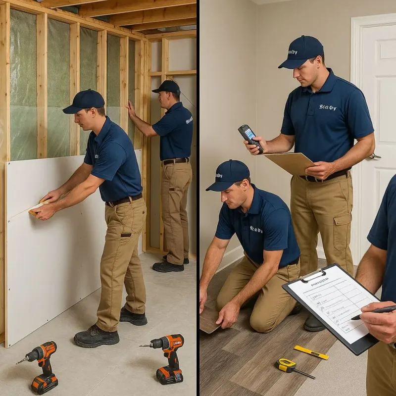 Repairs and Reconstruction process in Brookside, DE